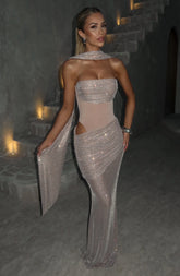 Kailani Maxi Dress - Nude