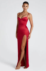Clementine Maxi Dress - Red
