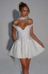 Sapphire Mini Dress - Ivory