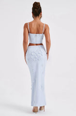 Dalary Maxi Skirt - Blue