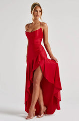 Samira Maxi Dress - Red