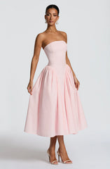 Darla Midi Dress - Blush