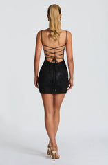 Nefertiti Mini Dress - Black