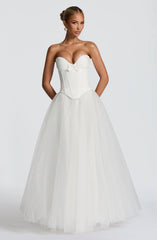 Ethel Maxi Skirt - Ivory