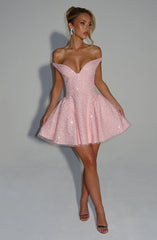 Sapphire Mini Dress - Blush