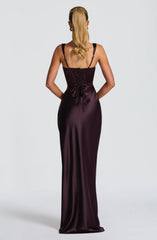 Calanthe Maxi Dress - Plum