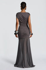 Demelza Maxi Dress - Charcoal