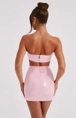 Violet Mini Skirt - Pink