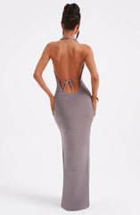Nala Maxi Dress - Charcoal
