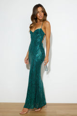 Glimmer Sequin Sleeveless Flared Mini Evening Dress