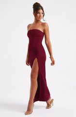 Marcia Maxi Dress - Burgundy