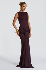 Lorenza Maxi Dress - Plum