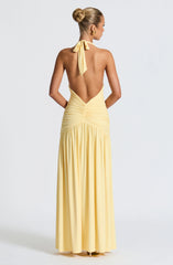 Melania Maxi Dress - Lemon