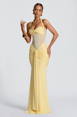 Vixen Maxi Dress - Lemon