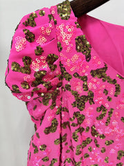 Matte Black Off-Shoulder A-Line Evening Gown with Beaded Bodice