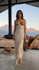 Luxury Black Sequin A-Line Evening Gown with Sweetheart Neckline