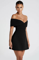 Solana Mini Dress - Black