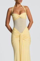 Vixen Maxi Dress - Lemon