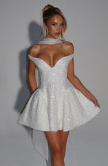 Sapphire Mini Dress - Ivory