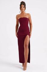 Marcia Maxi Dress - Burgundy