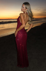 Starla Maxi Dress - Wine