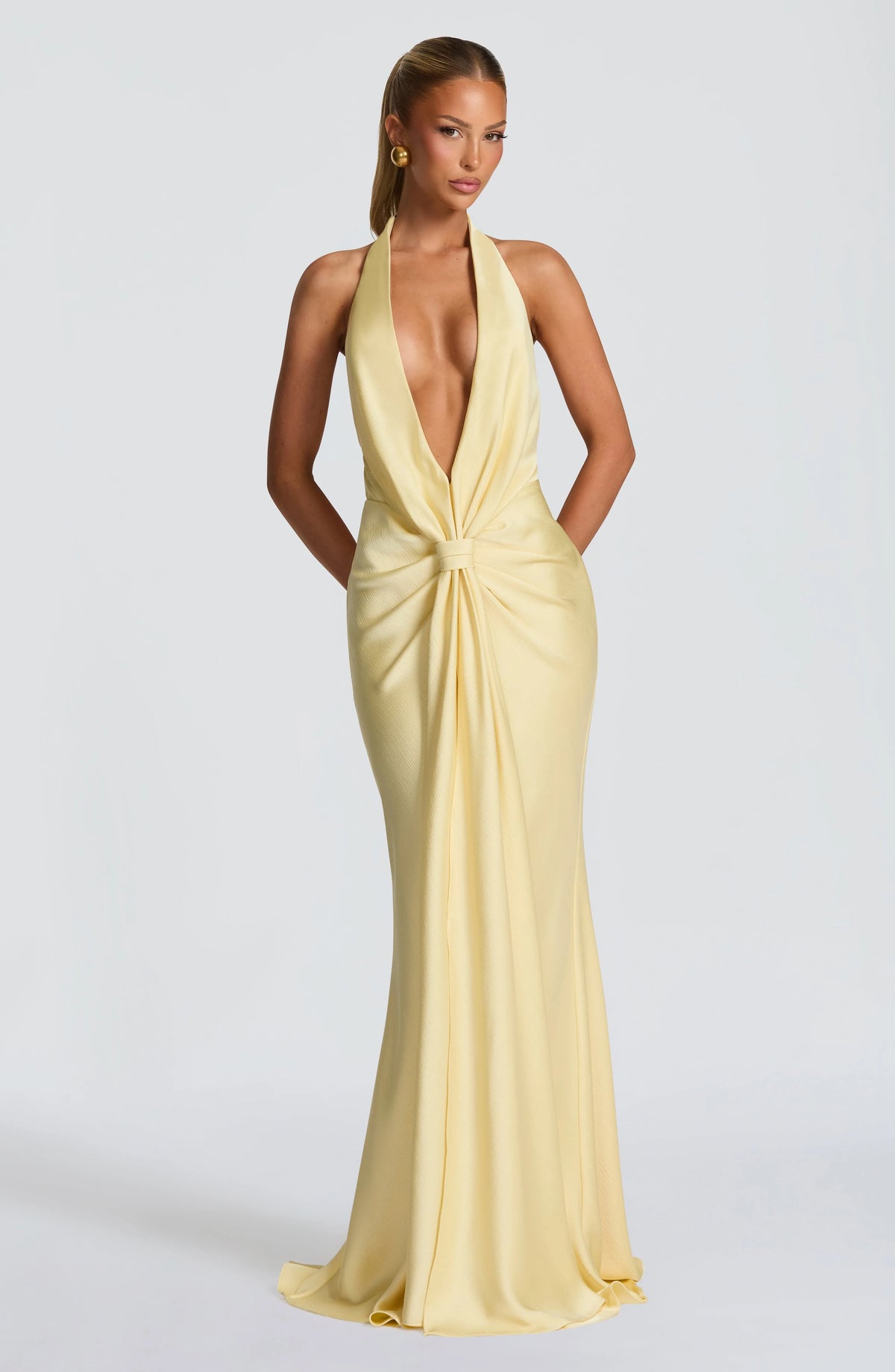Linette Gown - Lemon