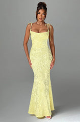 Whitney Maxi Dress - Lemon