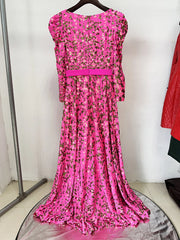 Matte Black Off-Shoulder A-Line Evening Gown with Beaded Bodice