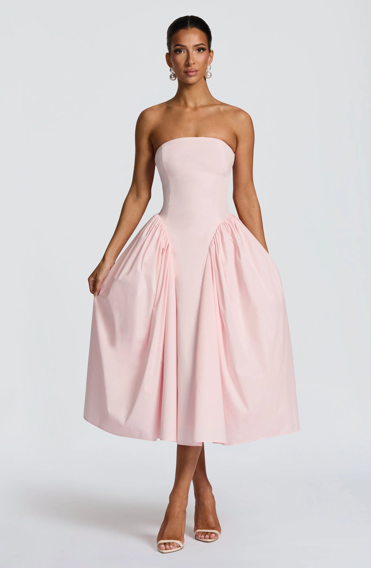 Darla Midi Dress - Blush