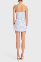 Fae Dress in Toile Brocade