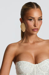 Elvera Earrings - Cream